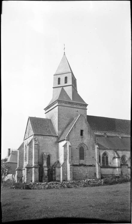 Clocher, transept et chevet