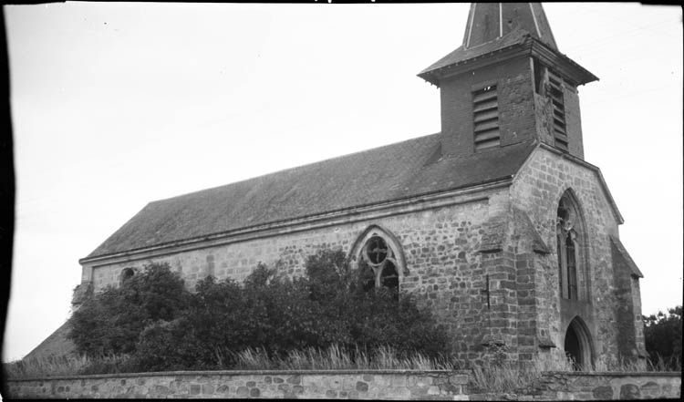 Façades latérale et occidentale