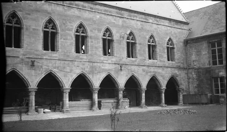 Façade de l’aile nord côté cour