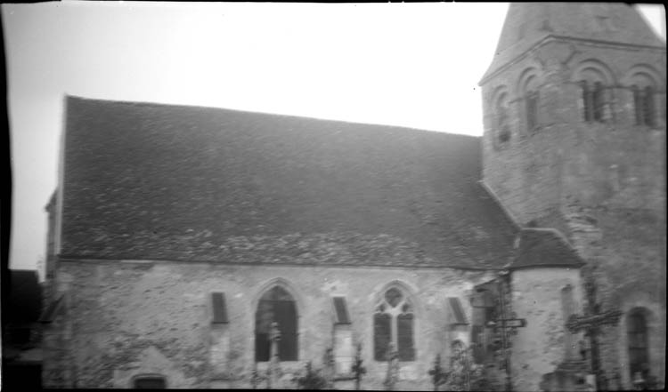 Façade latérale et clocher