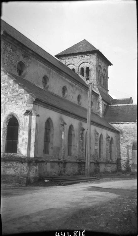 Façade latérale et clocher