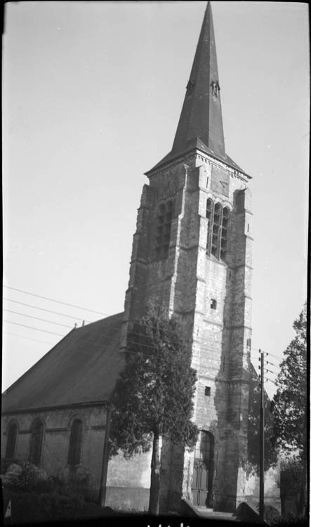 Clocher et façade latérale