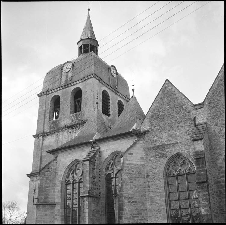 Façade latérale avec clocher