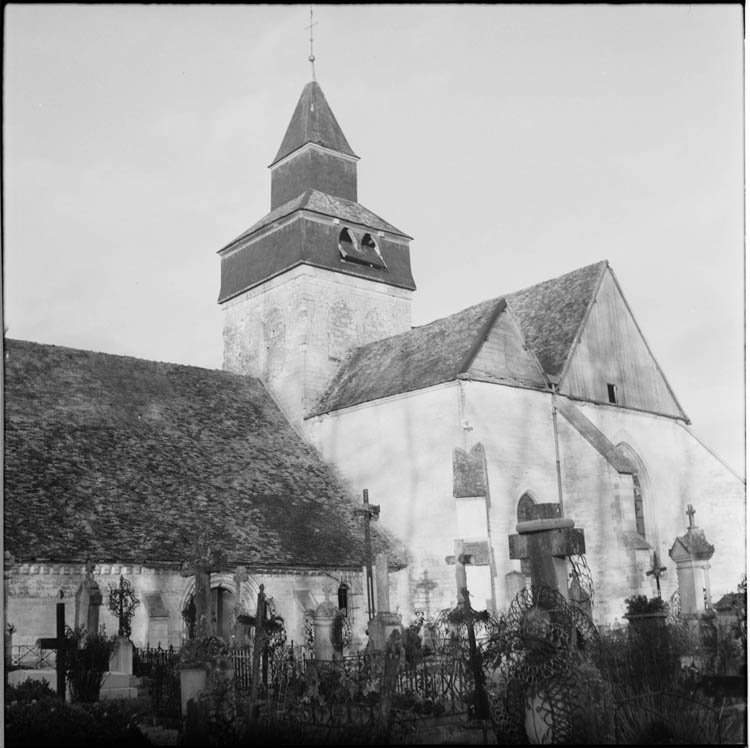 Clocher et transept