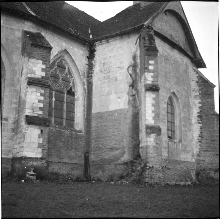 Façade latérale et transept