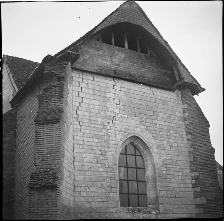 Transept ; fissures