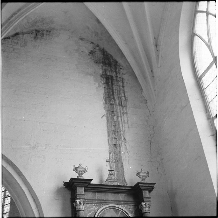 Mur et voûte d’une chapelle