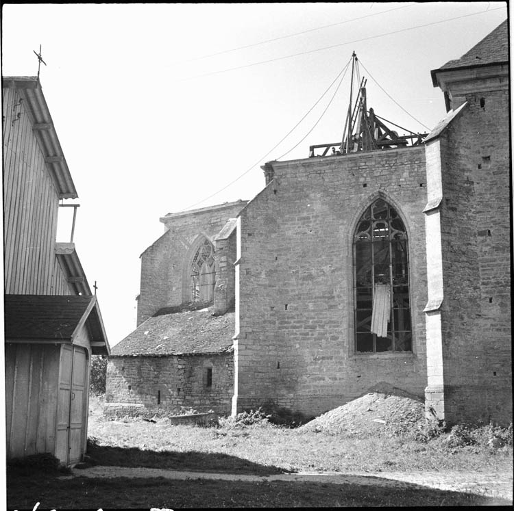 Fenêtre ; travaux, toiture déposée