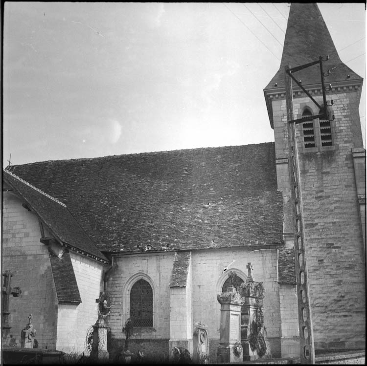 Façade latérale et clocher