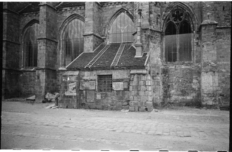 Façade sud : sacristie