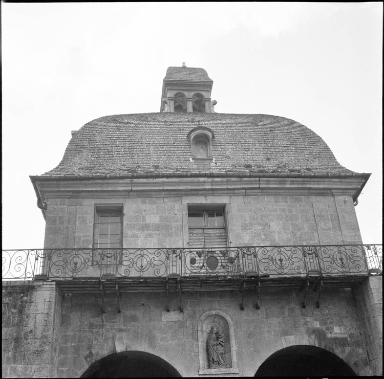 Partie supérieure de la façade intra-muros