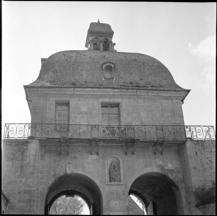 Partie supérieure de la façade intra-muros