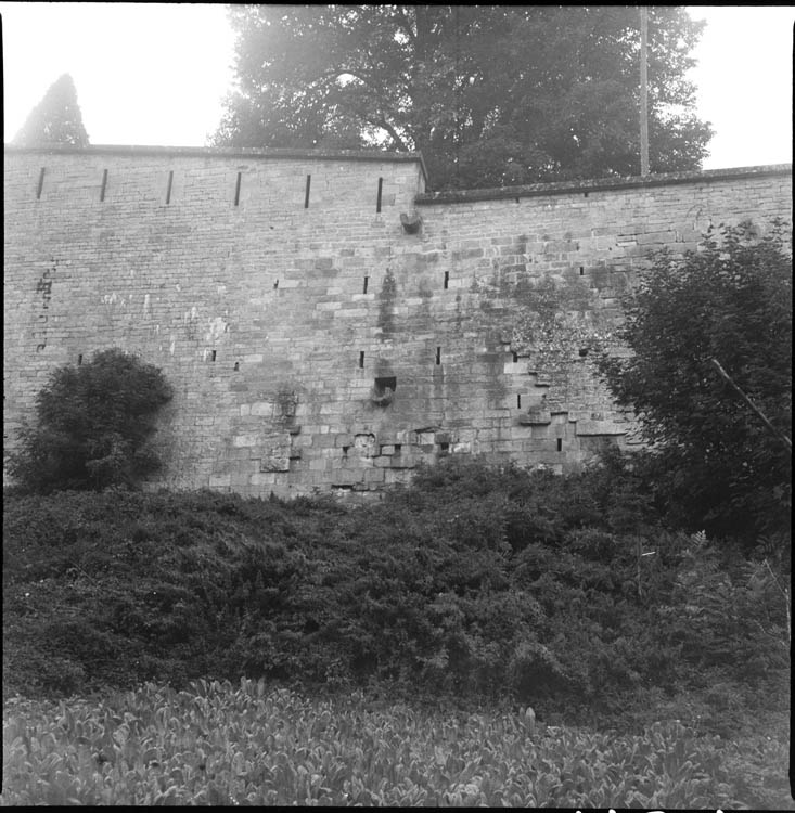 Brèche F' ; pan de mur depuis les fossés