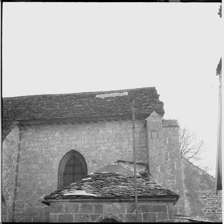 Façade latérale : sacristie