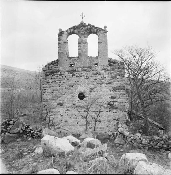 Façade avec clocher