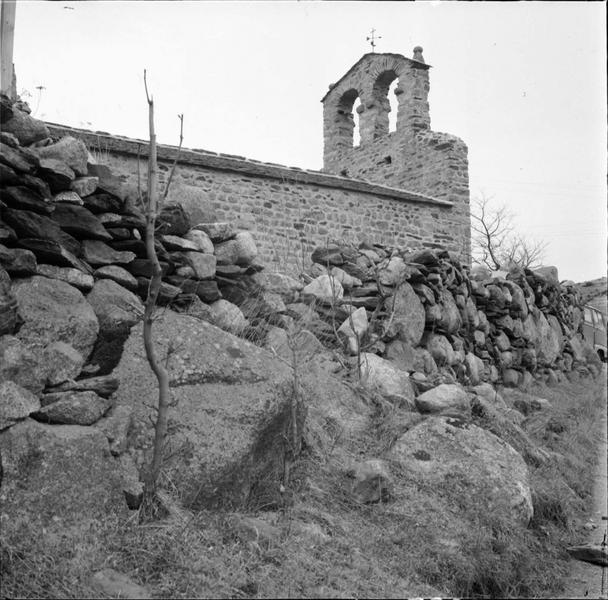 Façade avec clocher