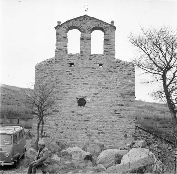 Façade avec clocher