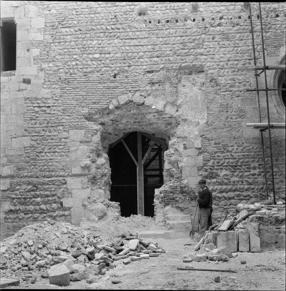 Porte en rez-de-cour