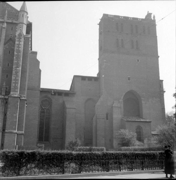 Façade latérale : le clocher