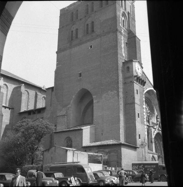 Façade latérale : le clocher