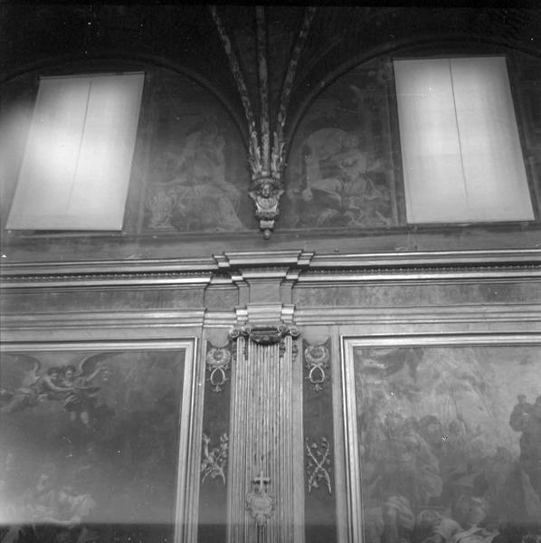 Intérieur, détail des lambris