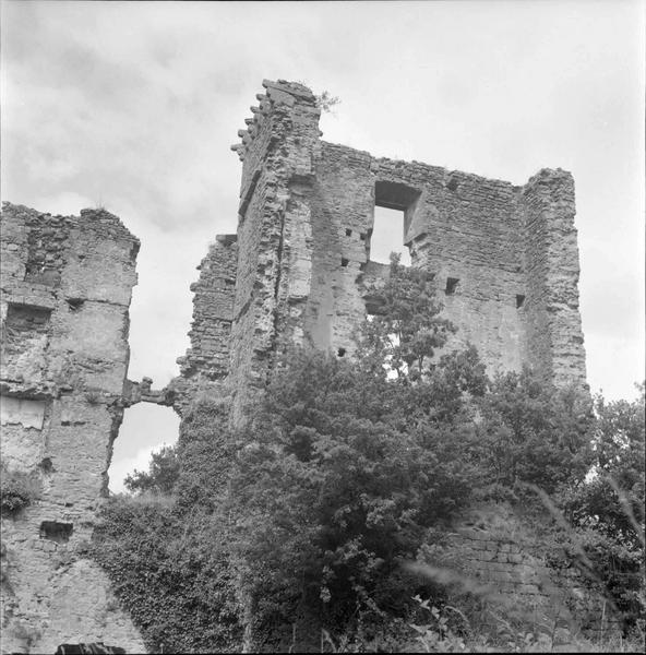 Tour et pan de mur attenant