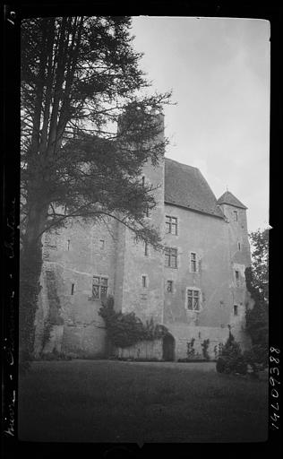 Partie de façade, côté parc