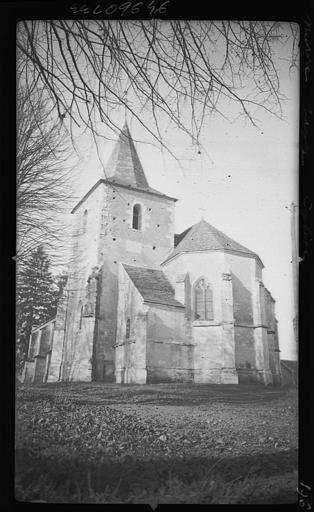 Ensemble, côté abside et clocher