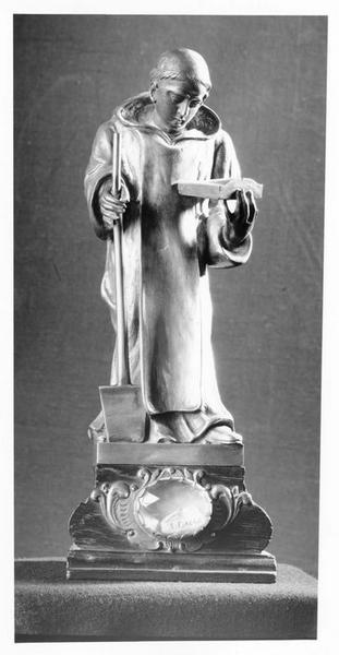 Statuette-reliquaire : Saint Fiacre