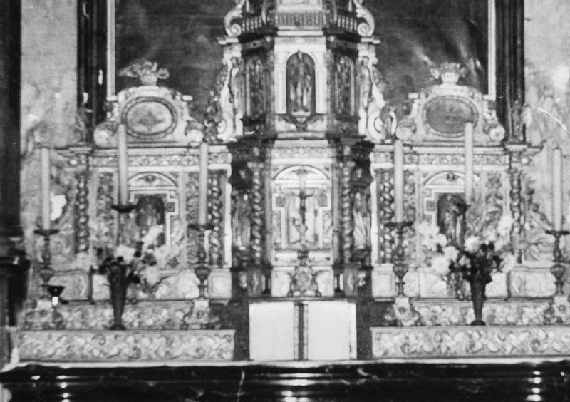 retable (maître-autel), vue générale du tabernacle