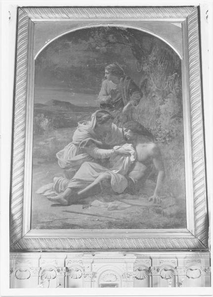 tableau : saint Sébastien soigné par sainte Irène - © Ministère de la Culture (France), Médiathèque du patrimoine et de la photographie (objets mobiliers), tous droits réservés