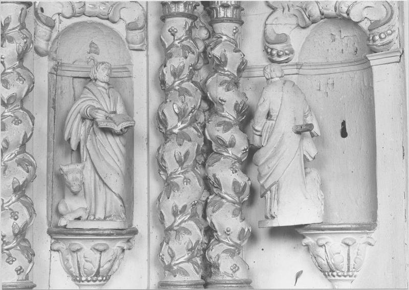 tabernacle et gradins du maître-autel (détail) - © Ministère de la Culture (France), Médiathèque du patrimoine et de la photographie (objets mobiliers), tous droits réservés