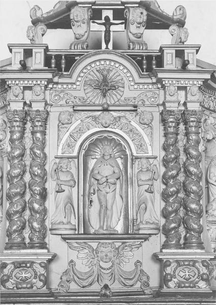 tabernacle et gradins du maître-autel (détail) - © Ministère de la Culture (France), Médiathèque du patrimoine et de la photographie (objets mobiliers), tous droits réservés