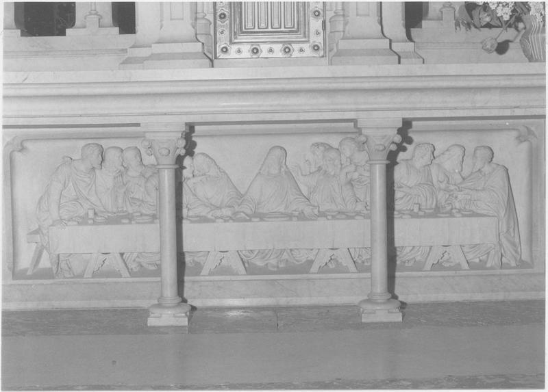 bas-relief (maître-autel) : la Cène