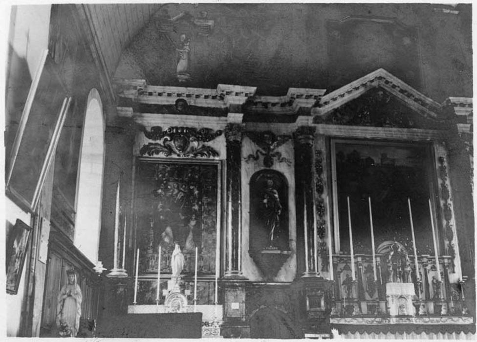 retable (maître-autel), vue partielle