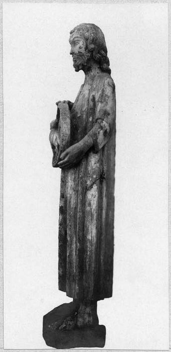 statue : saint Jean-Baptiste, profil gauche - © Ministère de la Culture (France), Médiathèque du patrimoine et de la photographie, diffusion RMN-GP