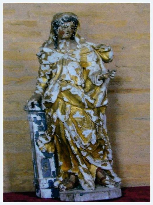 statue (statuette) : Sainte Barbe (photocopie numérisée)