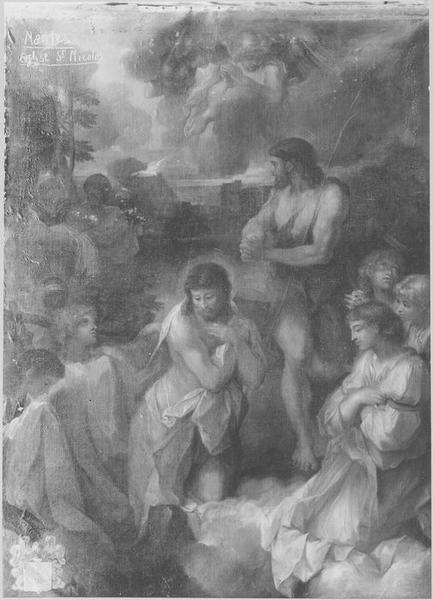 tableau : le Baptême du Christ