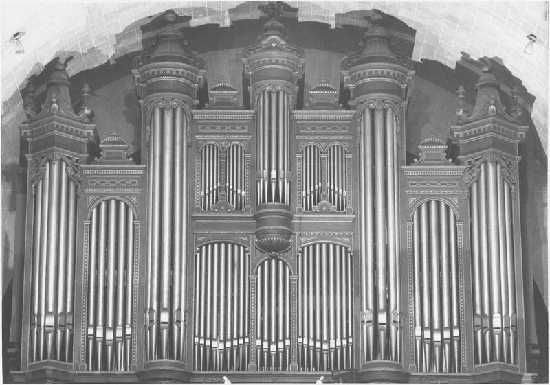 orgue de tribune : partie instrumentale de l'orgue