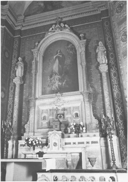 retable de l'Immaculée Conception, vue générale