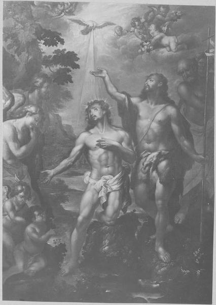 tableau : le Baptême du Christ