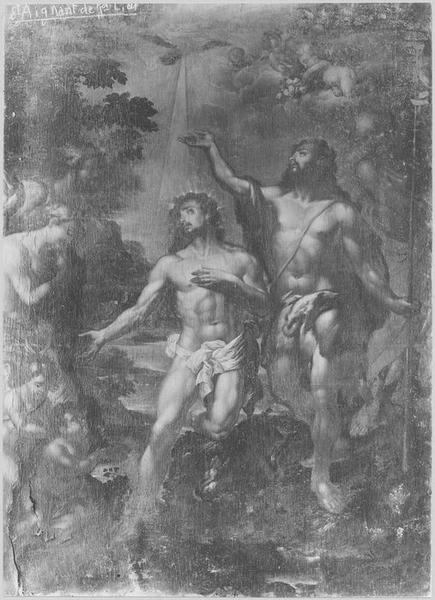 tableau : le Baptême du Christ