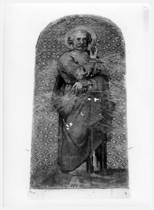 peinture monumentale : Figure de saint Pierre