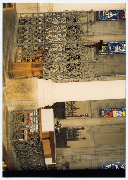clôture de choeur, vue partielle
