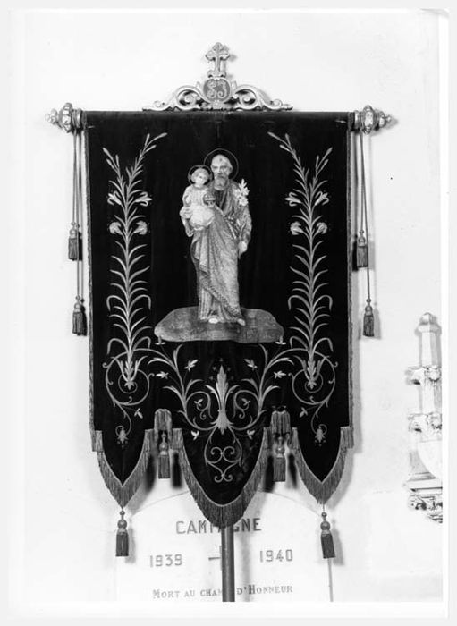 bannière de procession de saint Joseph