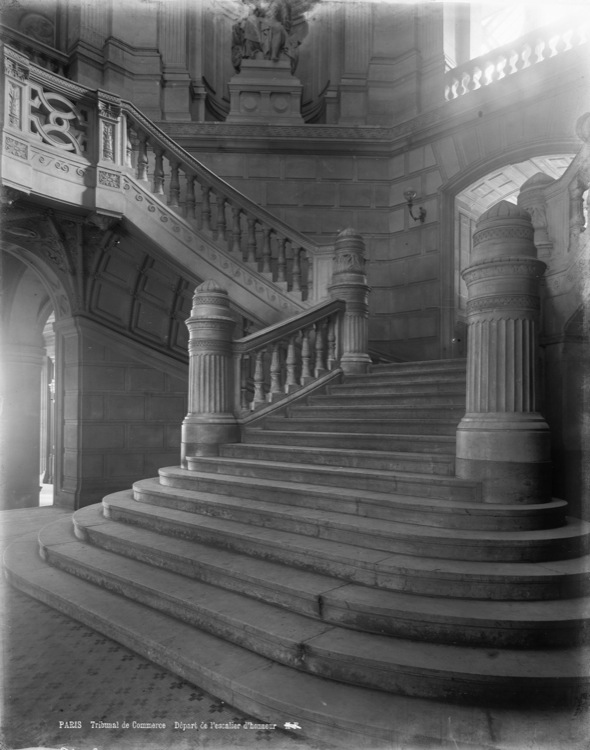 Départ de l'escalier d'honneur