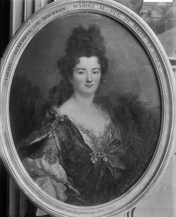 Tableau : portrait de Louise Bénédicte de Bourbon, mariée au duc du Maine en 1692
