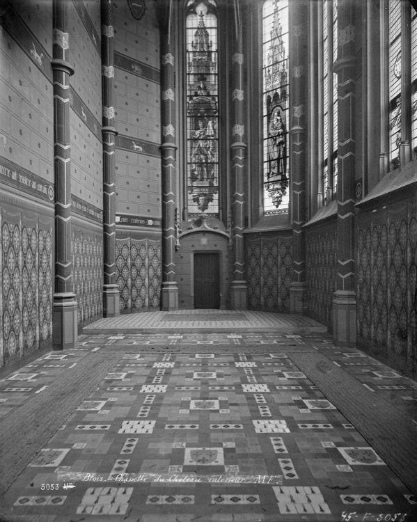 Chapelle Saint-Calais : intérieur, nef