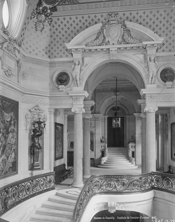 Intérieur : vestibule de l’escalier d’honneur