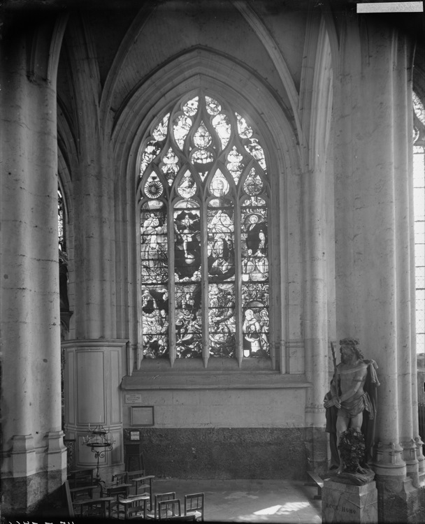 Fenêtre sud du choeur : le Jugement dernier